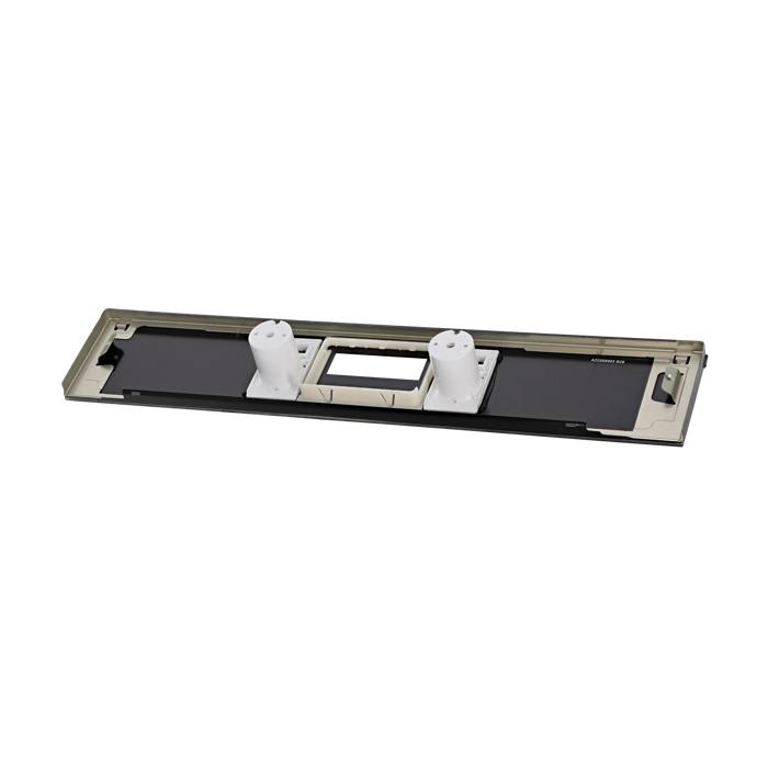 BEDIENBLENDE,INOX,60CM,LUX,2K