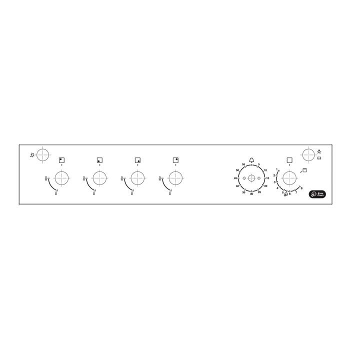 control panel, inox, 50cm,5K