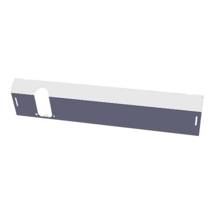 Plinth, grey, 117x597mm