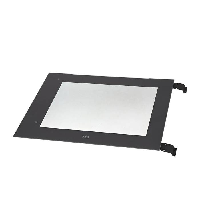 front glass, black, AEG, 594x466mm