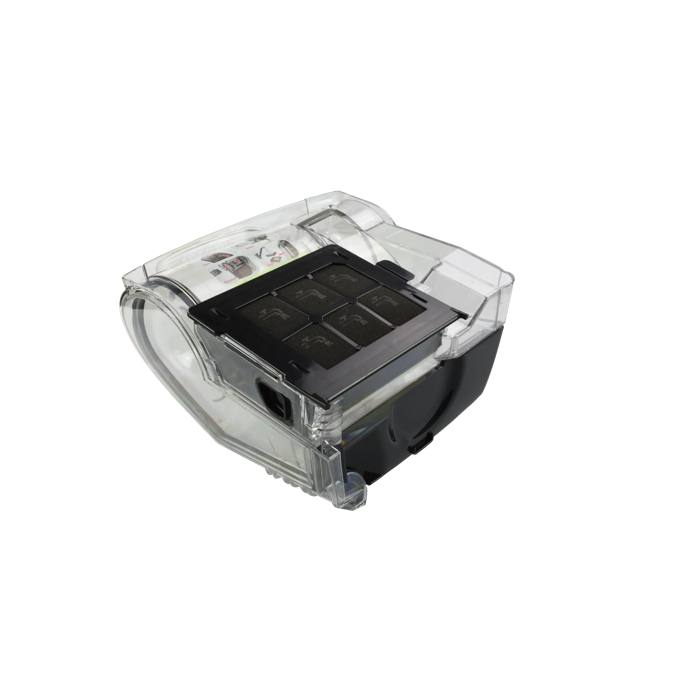 Bloc de bac à poussière pour aspirateur cylindrique