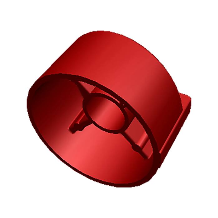 knob, white