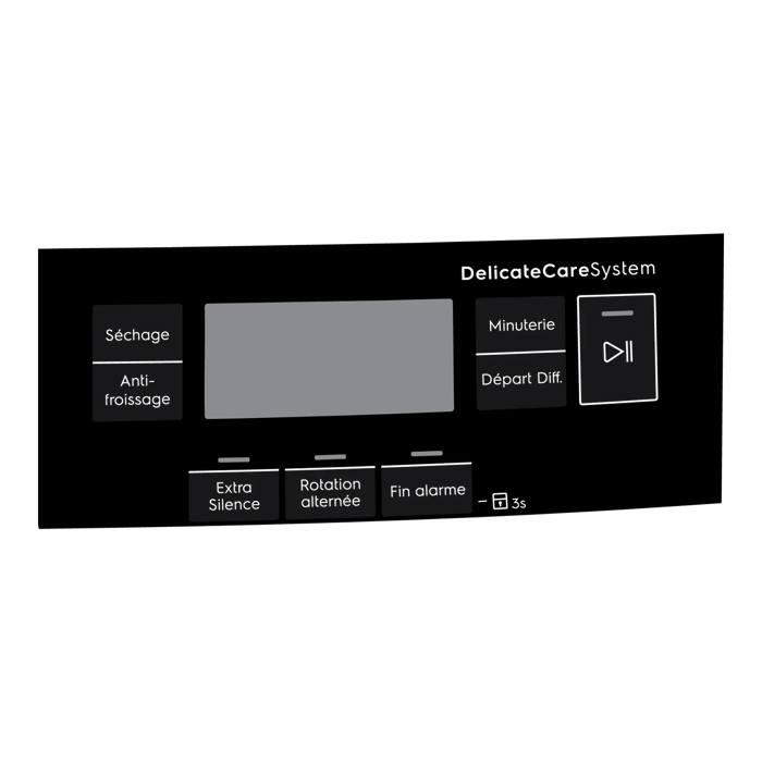 control panel, silver, Zanussi