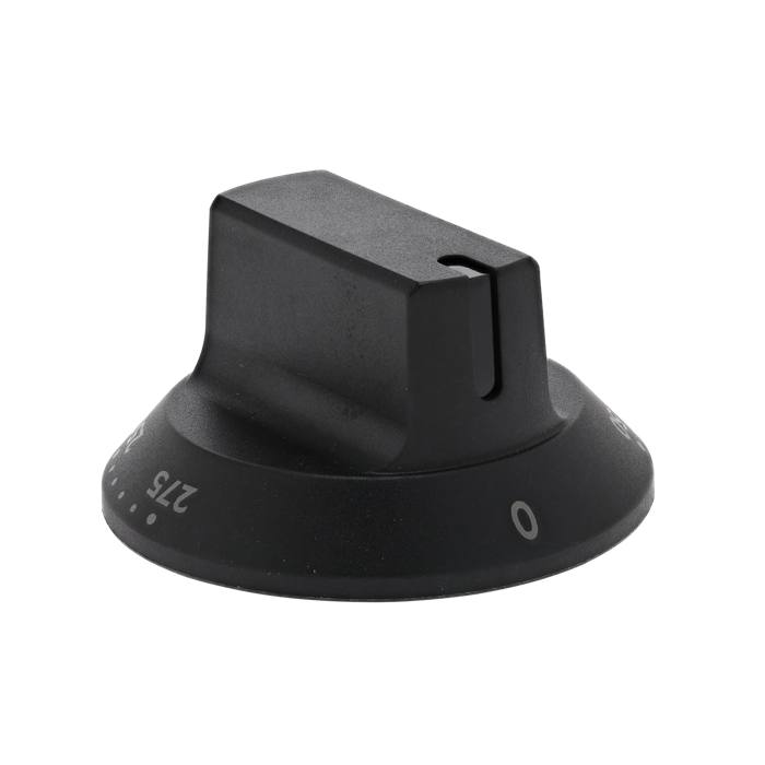 knob, thermostat, black, 0-275°C