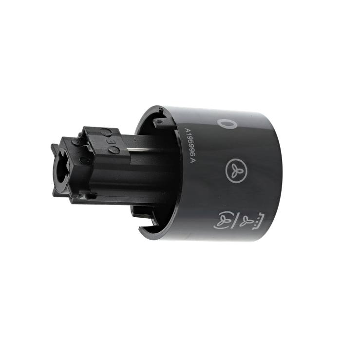 knob, function, black, 7+0