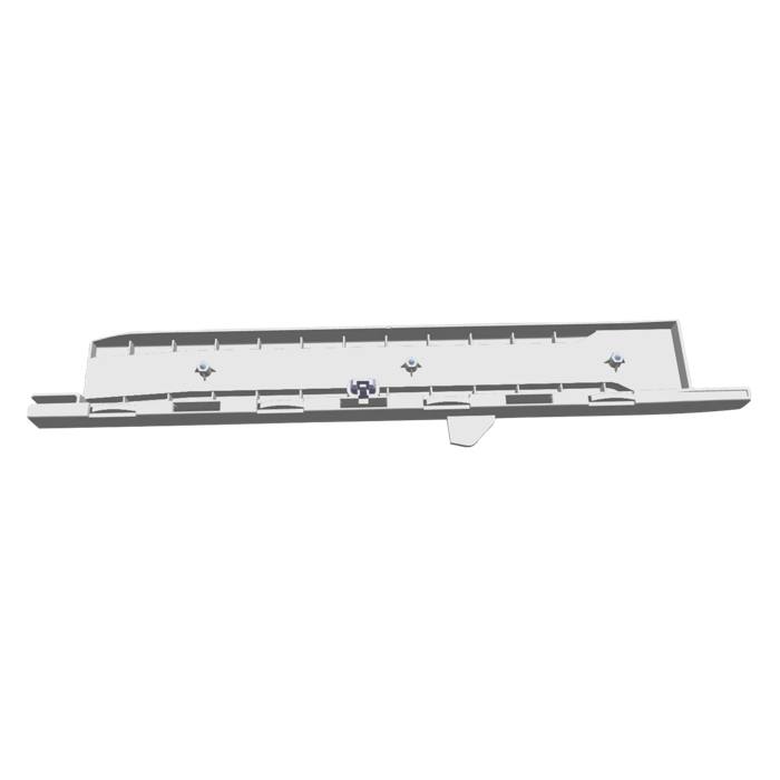 guidance rail, assembly, right, 437mm