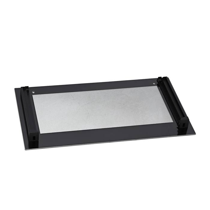 front glass, black, 594x325mm
