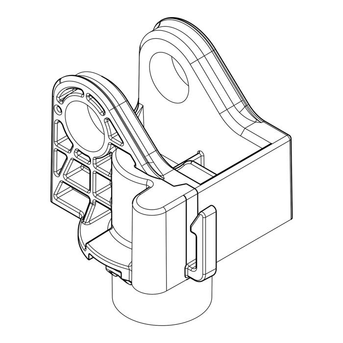 shock absorber, bracket, left,