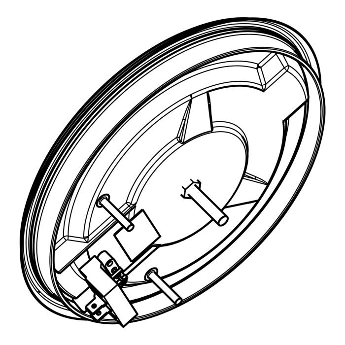 plaque chauffante,180mm,2000W,400V