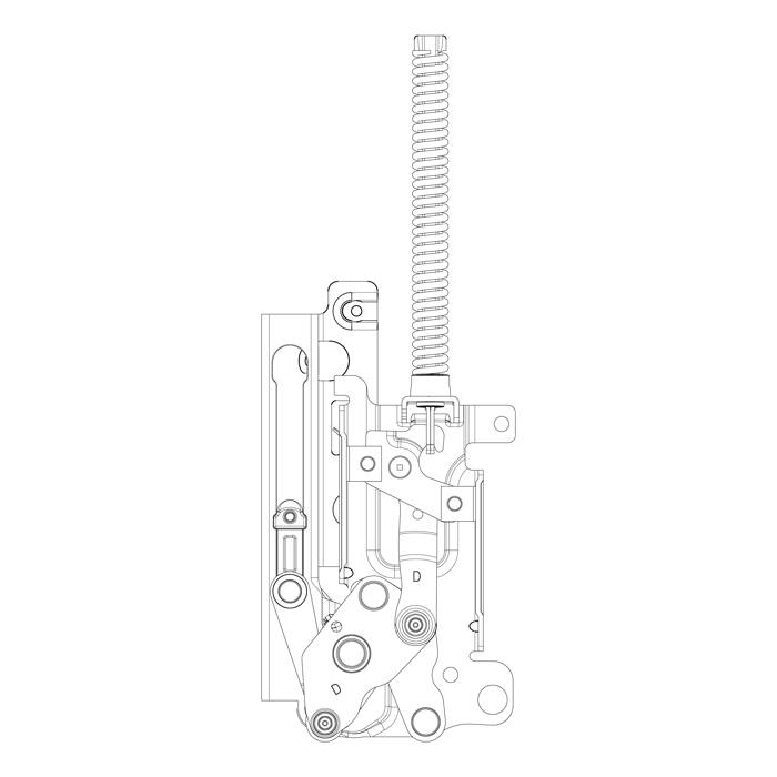 door hinge, left