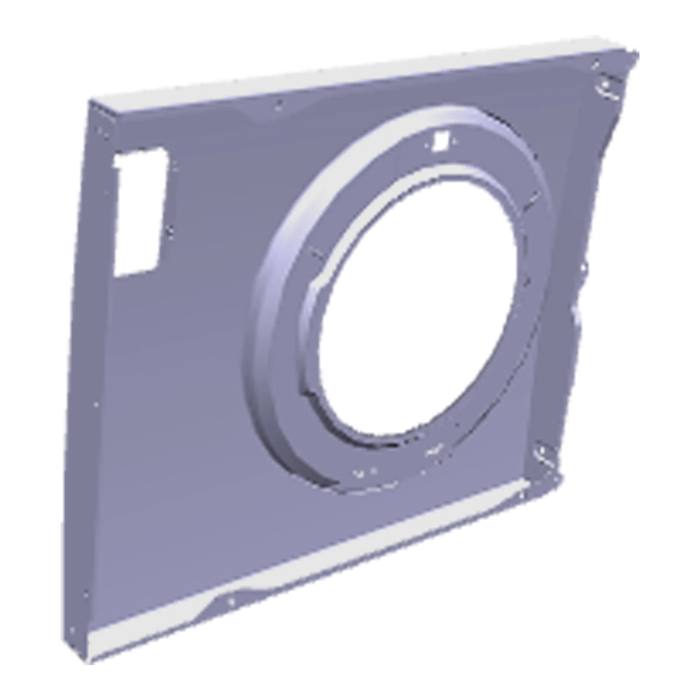 panel frontal, mueble, gris, P10