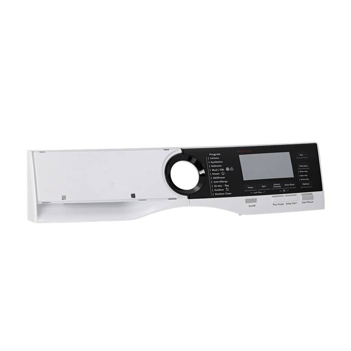 control panel, white