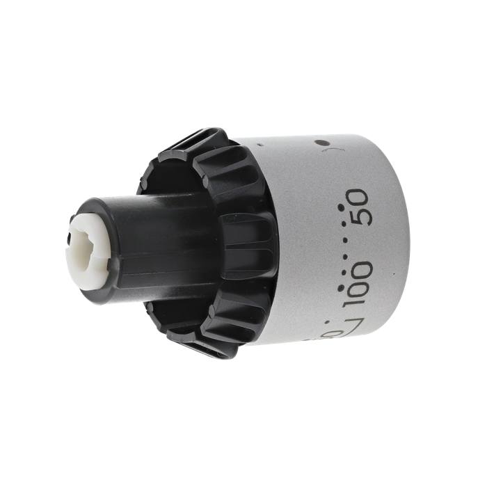 knob, thermostat, grey, 0-275