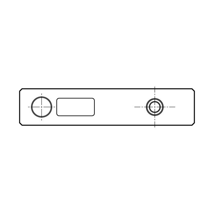 ADAPTER,TÜRGRIFF,FLACH