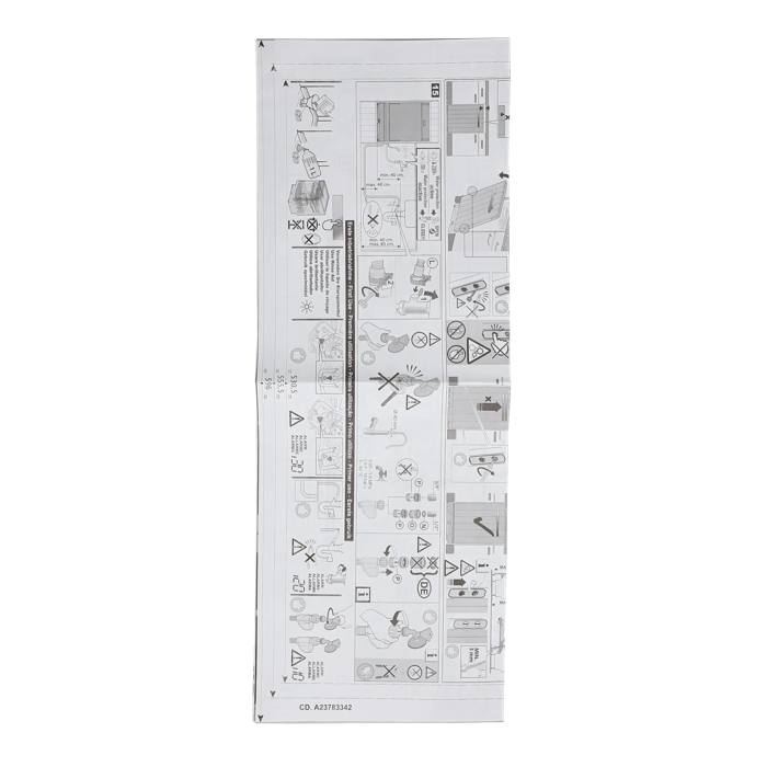 Template, door panel, fully integrated,