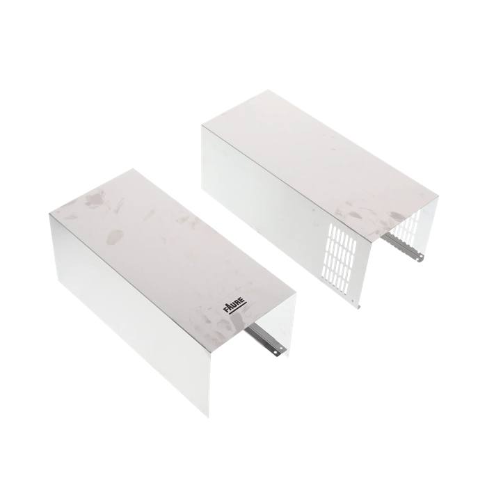 cheminée,complet,Faure,satin steel