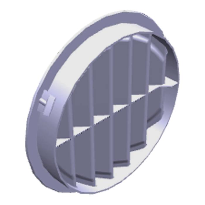 grill, exhaust duct, outer
