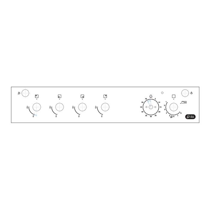 control panel, inox, 50cm,6K
