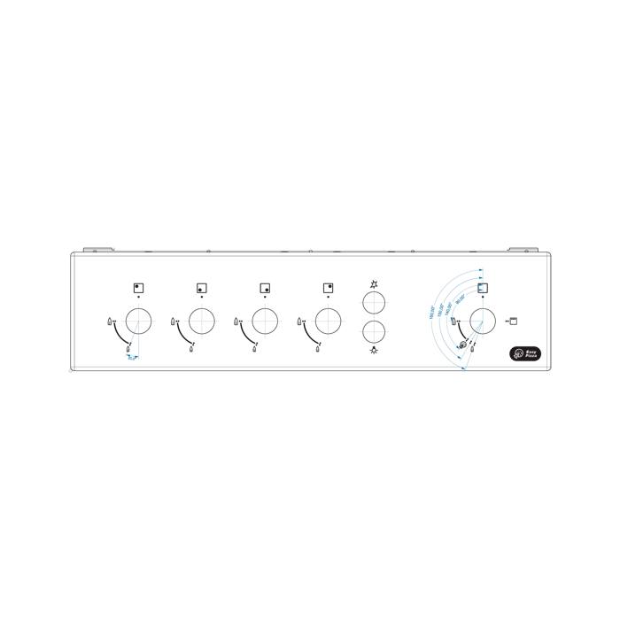 control panel, white, 50cm,5K