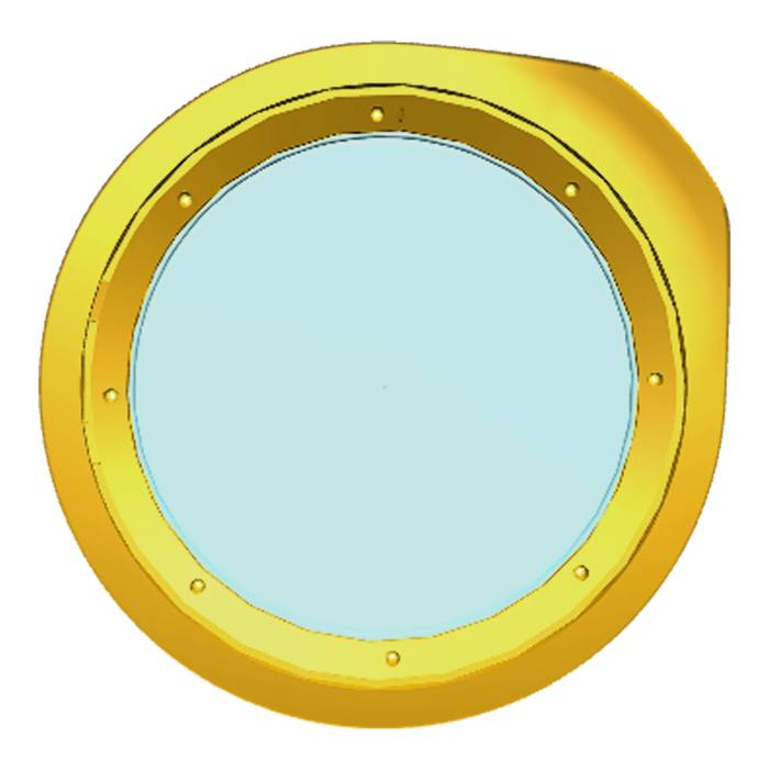 ovi kehys, etu, valkoinen, Ø490mm