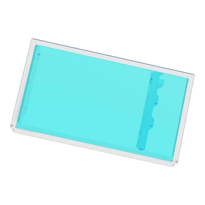 glass panel assembly,silkscreened,672.8x381.4mm