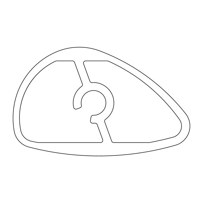 handle, tube, 1463mm