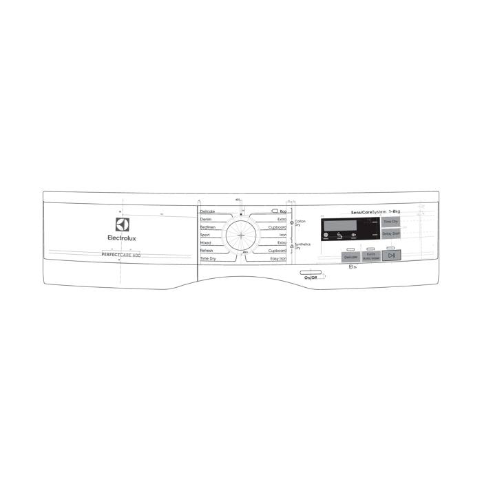 manöverpanel, handtag, Electrolux