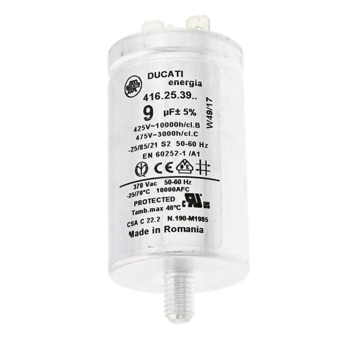 Condensador para secadora de tambor - 9uF
