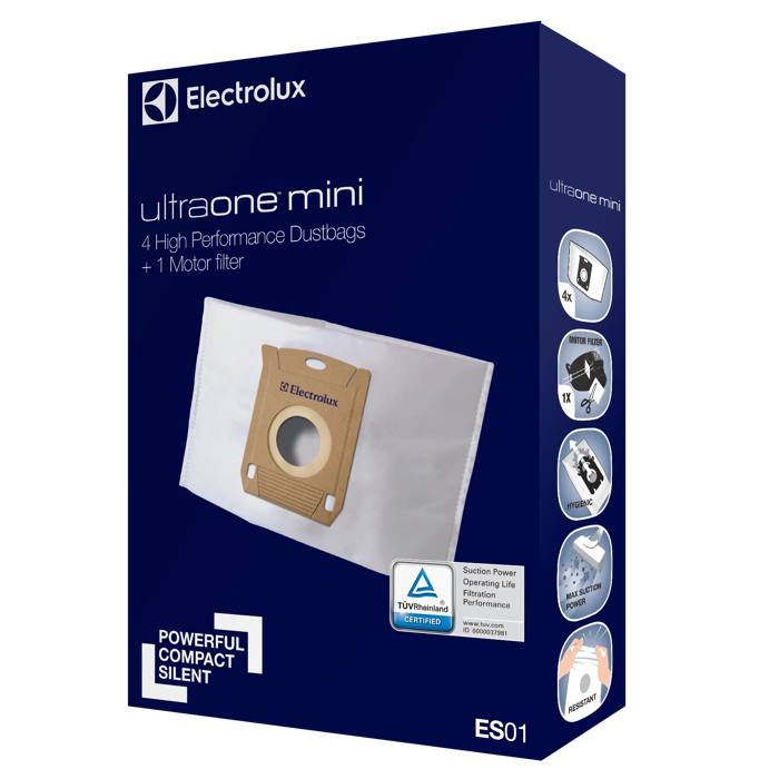 ES01 UltraOneMini porszívó zsák és szűrő