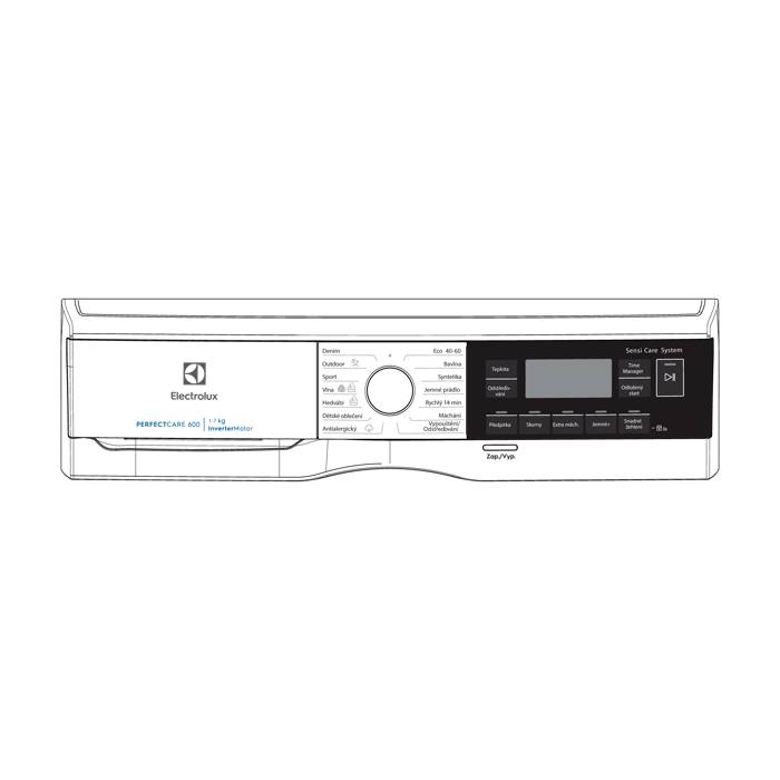 control panel,white,Electrolux,CS