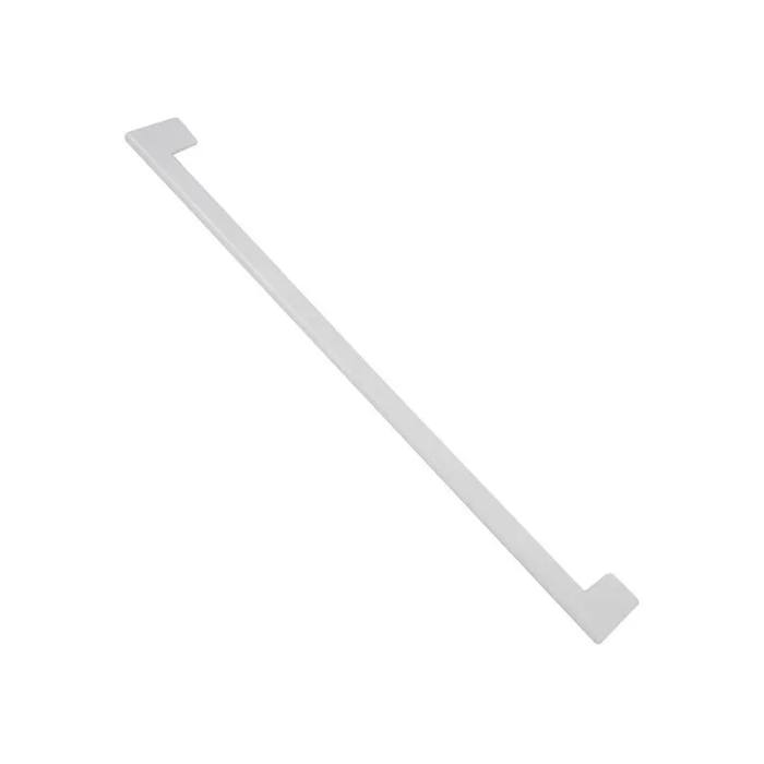 Plastic voorrand glazen plateau koelkast, wit