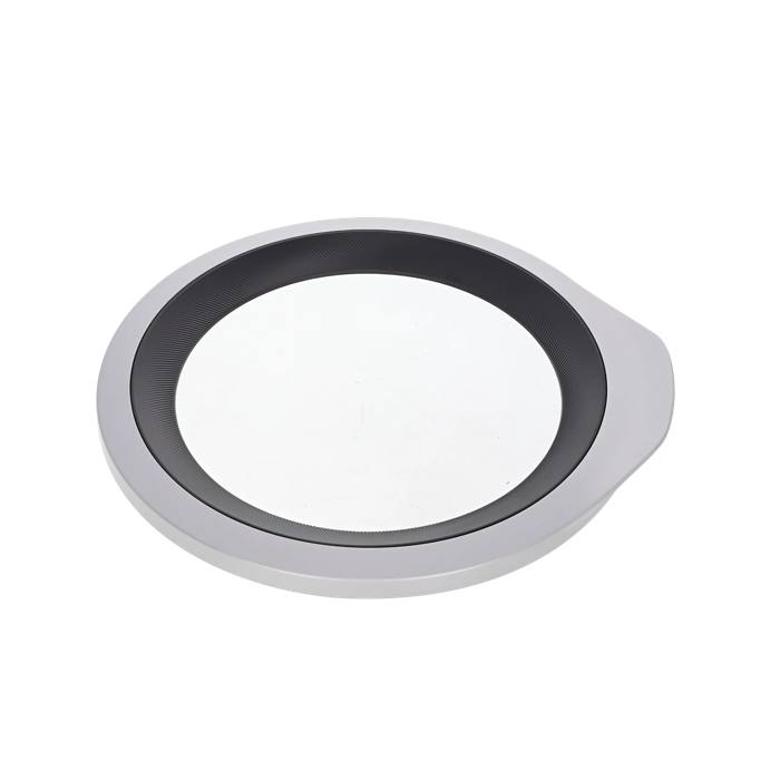 door frame, front, silver, Ø490mm