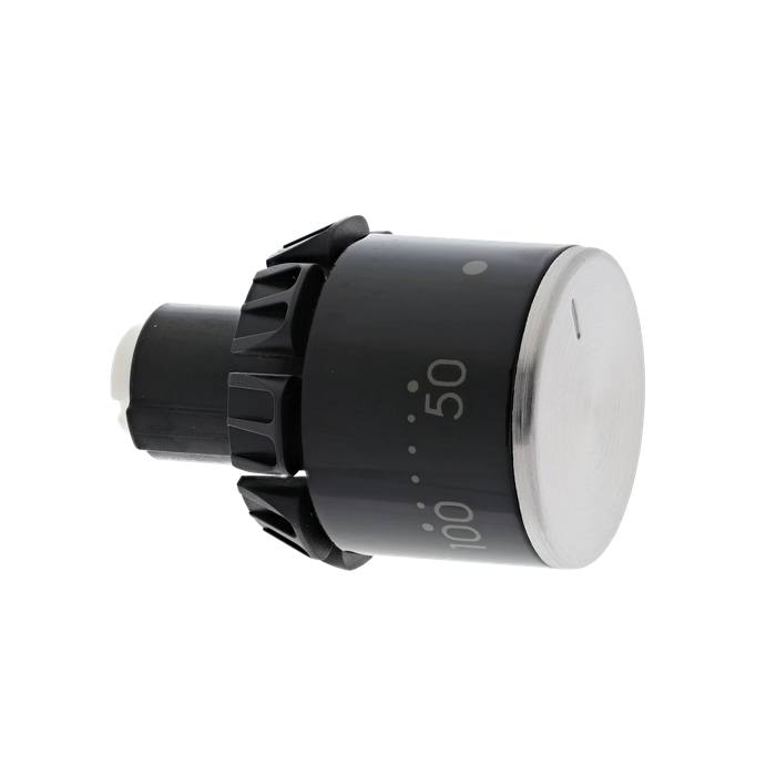 knob, thermostat, black, 0-250