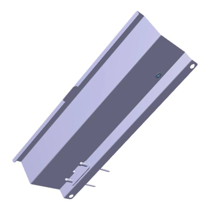 spacer, right, magnet, white182,4x63x40,6