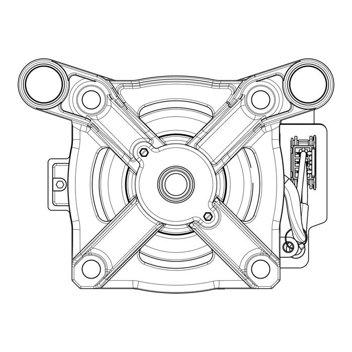 motor, 195V,300Hz,585W,F