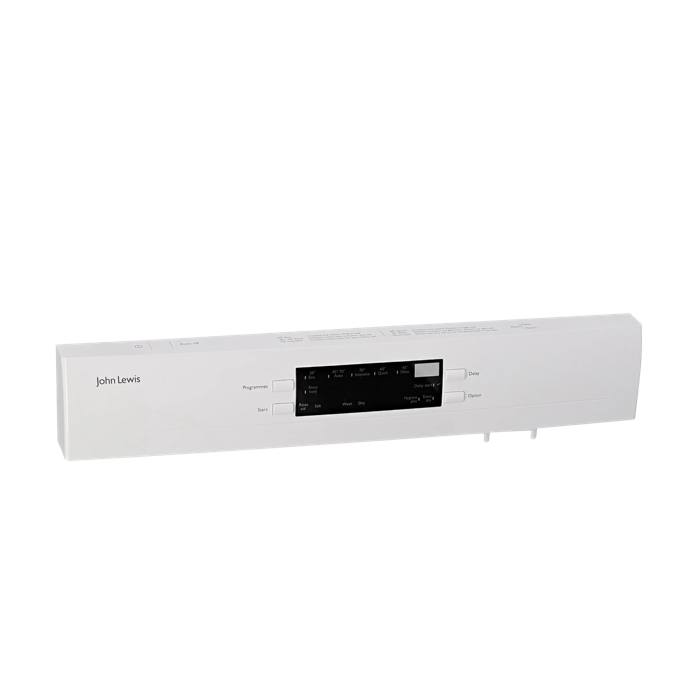 control panel,John Lewis,white,with buttons