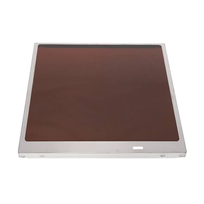 sklená platňa s rámom, nerez, 596x600mm