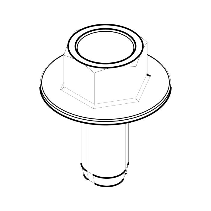 screw, motor, m8-1,0x18