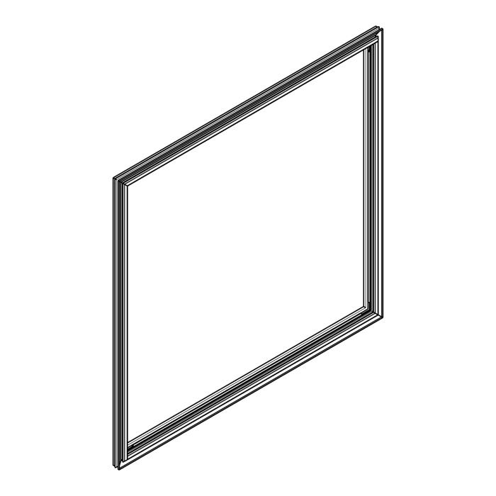 magnetlist, dörr kyl-, höger, S2002B,498.5x875.5mm