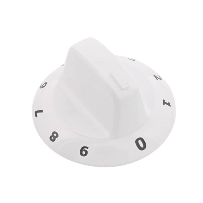 White Hob Energy Regulator Control Knob