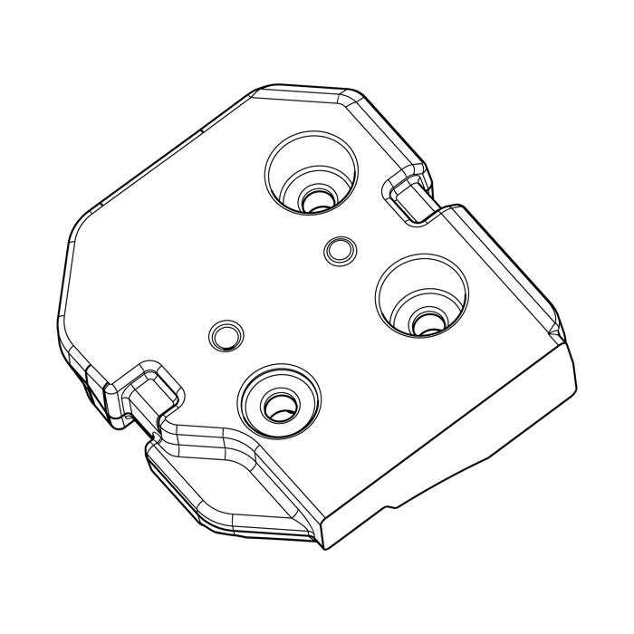 counterweight, upper, P10