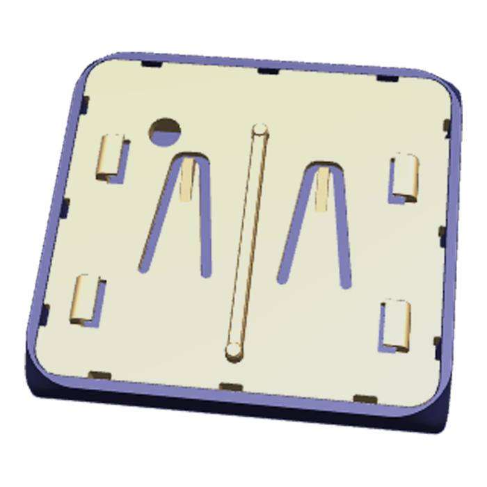 Knebel,Einschub/Schublade/Schubfach,Inox,71,8x71,8mm