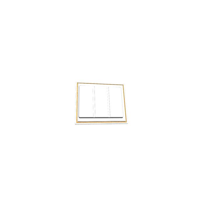 Deur voor diepvriezer - Wit - 538x644mm