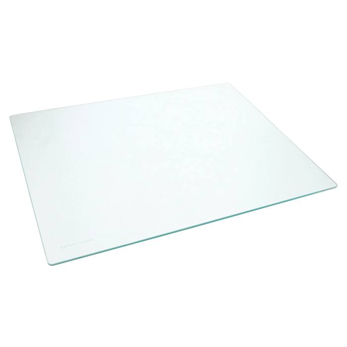 Ensemble clayette en verre supérieure pour réfrigérateur - 440 x 349 mm