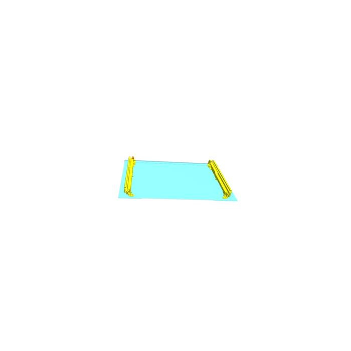 Monteringssats till glaslucka - 594x466mm