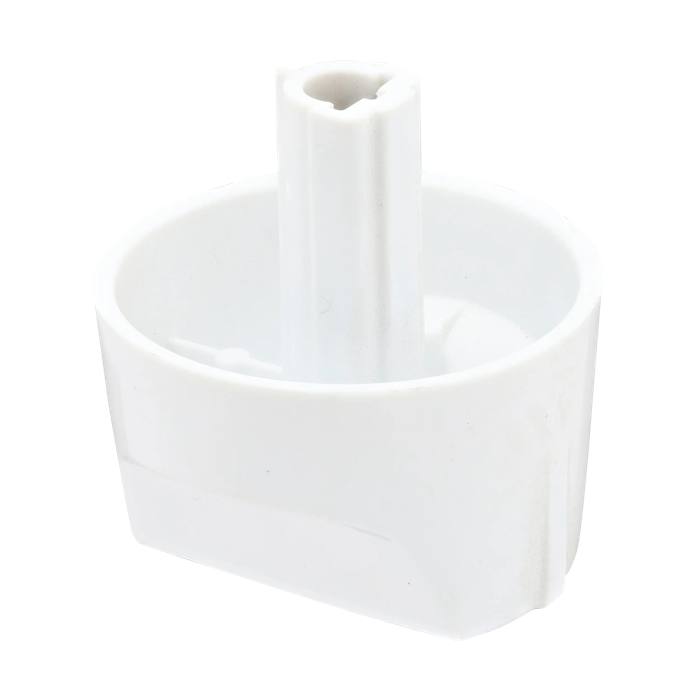knob, gas, white