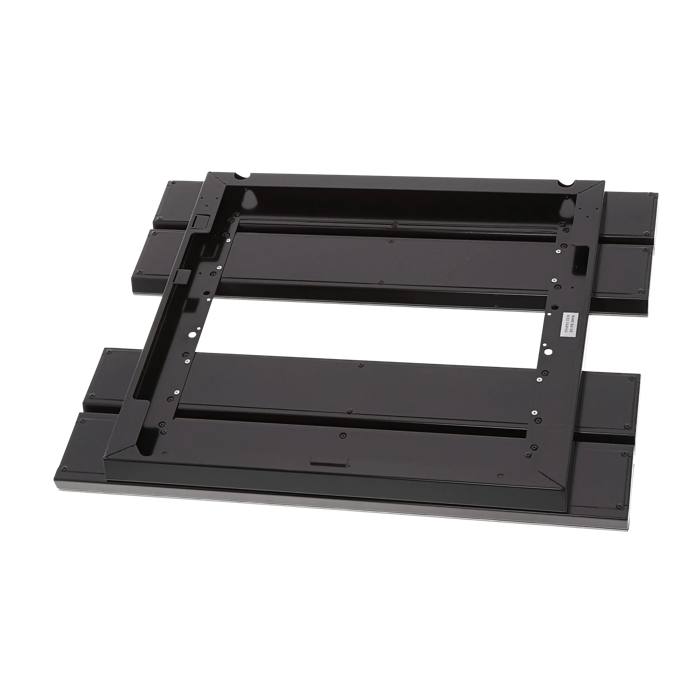 front panel, black, glass