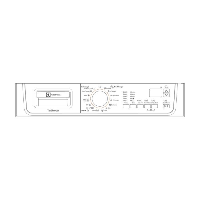 control panel,Handle,Electrolux,EWG127410W,EN,Symbol