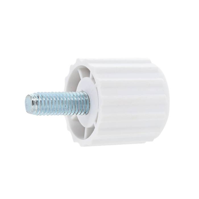 adjustable foot, white