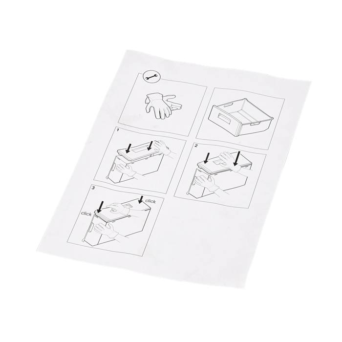 assembly instruction, Box freezer,